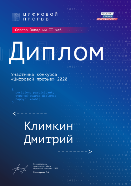 Климкин ЦП 2020