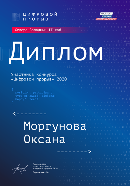 Моргунова ЦП 20
